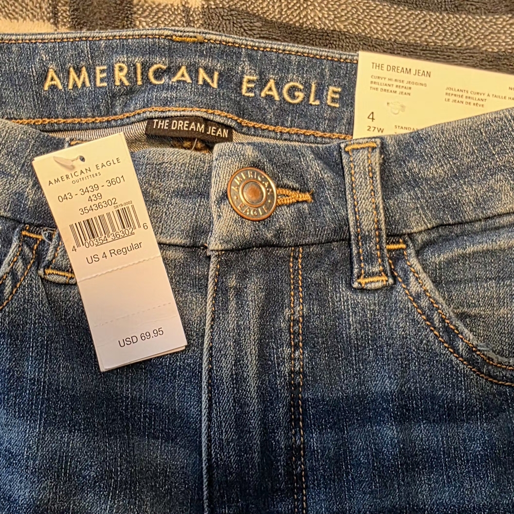 American Eagle Outfitters High Rise Blue Jegging